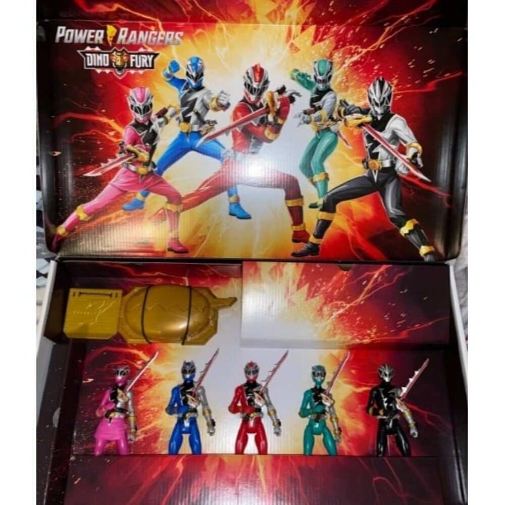 Action Figure 5-Pack 6-Inch Dino Fury Team with Accessories